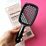 Гребінець для волосся Superbrush Plus Hollow Comb, чорний, фото 3