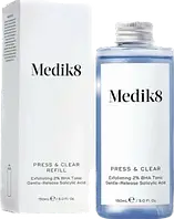Medik8 Press & Clear refill Отшелушивающий ВНА-тоник с 2% инкапсулированной салициловой кислотой 150 мл