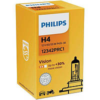 Лампа Philips галогеновая 12V H4 60/55W P43T-38 Vision +30% (PS_12342_PR_C1)