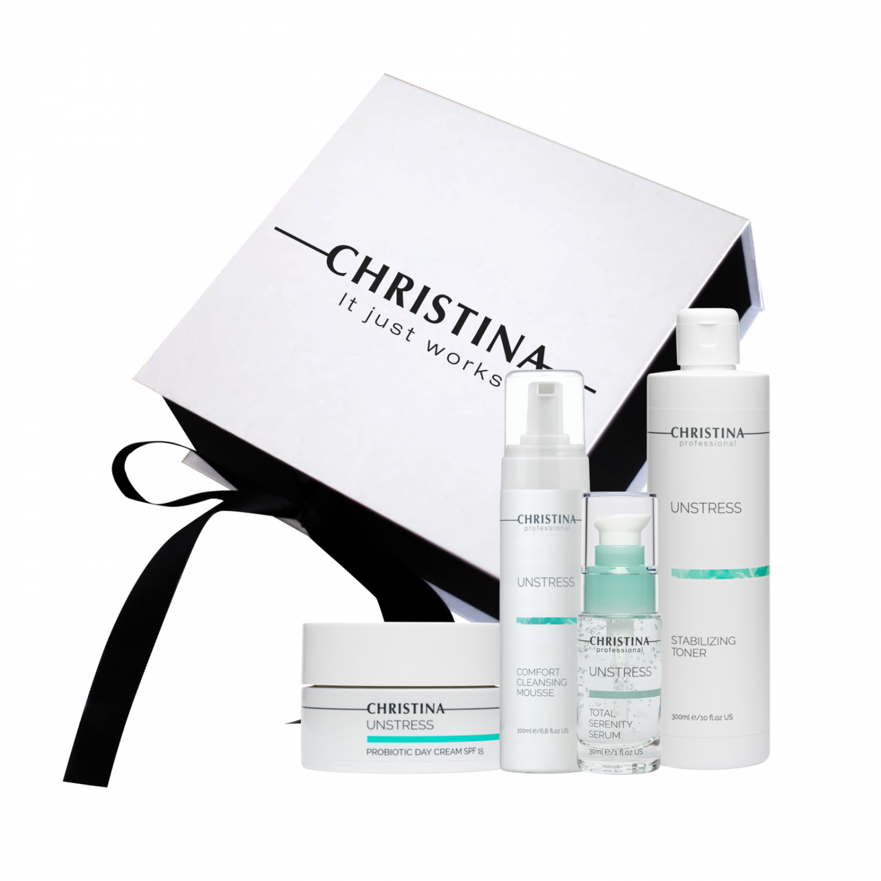 Kits TM Christina - Подарунковий набір Unstress  для всіх типів шкіри