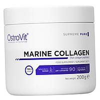 Пептиды рыбьего коллагена OstroVit Collagen Marine 200г unflavoured