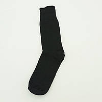 Чоловічі високі шкарпетки вовняні гольфи Pier Luigi 90% вовна 10% лайкра 42-45 чорні