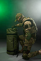 Армейская спецсумка и рюкзак, рюкзак военный oxford 100 л, баул тактический для ВСУ цвет на выбор Хаки