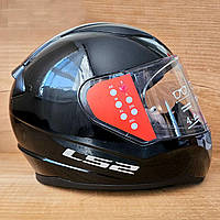 Мотошолом LS2 FF353 Rapid 2 Solid Gloss Black шолом для мотоцикла, скутера