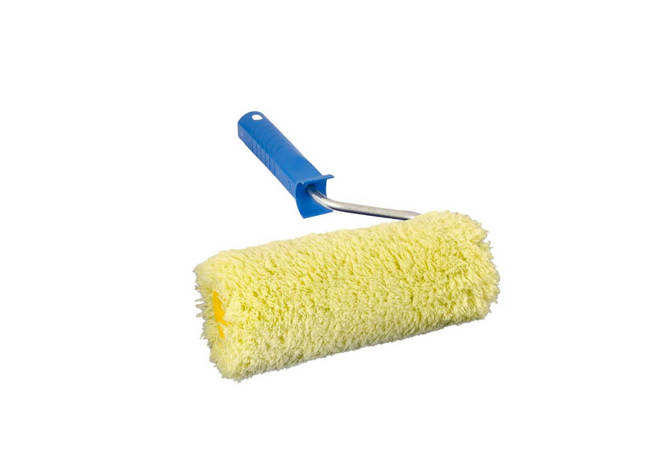 Валик малярний MASTERTOOL Sintex фасадний 58/180/18 мм Ø 8 мм із ручкою 92-5105-P, фото 1