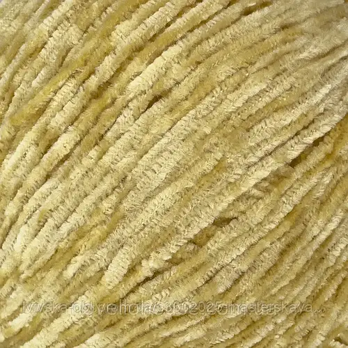 Пряжа велюр, нитки для в'язання Avanti Yarn PUFFY, 50гр/300м № 526 беж ...