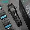 Машинка для стрижки (триммер) VGR V-653 професійна з підставкою для заряджання, фото 4