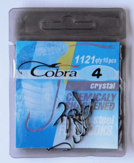 Рибальські гачки Cobra crystal № 4