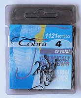 Рыболовные крючки Cobra crystal №4