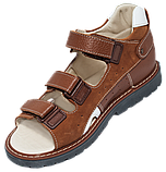 Босоніжки ортопедичні з жорстким задником для хлопчика 4Rest Orto 06-167 Форест Орто розмір 31-38, фото 4