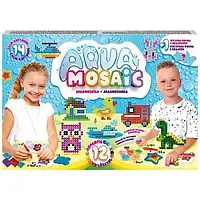 Дитячий набір для творчості Danko Toys Aqua Mosaic Аквамозаїка AM-01-03 маленький