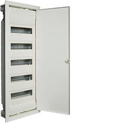 Щит HAGER на 60(70) модулів, внутрішній з металевими дверями, без клем, VOLTA VU60UA