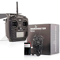 Пульт для квадрокоптерів та дронів RadioMaster TX12 MKII ELRS M1 (Чорний)