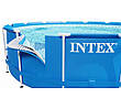 Басейн каркасний Intex 28242 розмір 457x122см, об'єм 16805л (картриджний фільтр-насос, драбина, тент, підкладка), фото 8