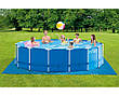 Басейн каркасний Intex 28242 розмір 457x122см, об'єм 16805л (картриджний фільтр-насос, драбина, тент, підкладка), фото 9