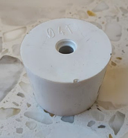 Пробка гумова ø 41/37мм Biowin для гідрозатвору на сулію з отвором ø 7мм під гідрозатвор