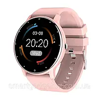 Умный Смарт часы Smart Watch ZL02 Pink / Тонометр Пульоксиметр Android iOS