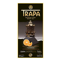 Шоколад Trapa Dark Chocolate 74% Naranja черный с апельсином, 100 г, 15 уп/ящ