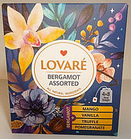 Черный чай с бергамотом в пакетиках Ассорти Ловаре Lovare Assorted Bergamot 32 шт по 2 г в конверте