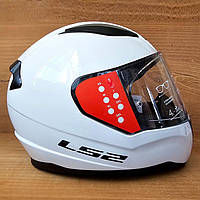 Мотошлем LS2 FF353 Rapid 2 Solid Gloss White шлем для мотоцикла, скутера M