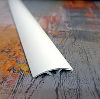 Стикувальний поріжок прихованого монтажу 30мм АП 016 Білий фарб. 2,7 м
