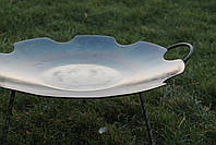 Сковорода з борони ромашка 50 см Туристичні сковорідки, фото 4