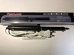 Паяльник Е-60Вт 220В з чорною пластик.ручкою