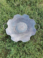 Сковорода з борони ромашка 50 см Туристичні сковорідки, фото 8