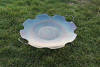 Сковорода з борони ромашка 50 см Туристичні сковорідки, фото 9