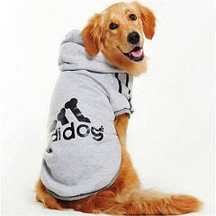 Кофта для собак Pet Style "Adidog" Сіра XS