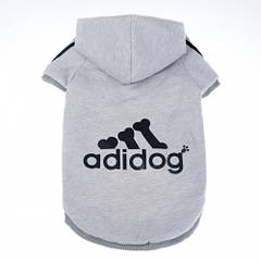 Кофта для котів Pet Style "Adidog" Сіра XS