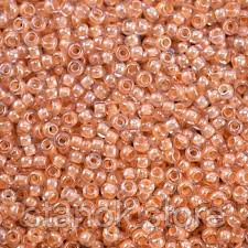 Бісер чехія Preciosa 38187 в упаковці 10 грамів персиковий, фото 1