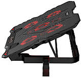 Охолоджувальна підставка для ноутбука Xtrike ME FN-813 кулер для геймерів ігрова з охолодженням Чорна, фото 2