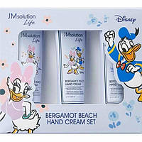 Набір кремів для рук з ароматом бергамоту JMsolution Life Disney Disney Bergamot Beach Hand Cream Set, 3х50ml