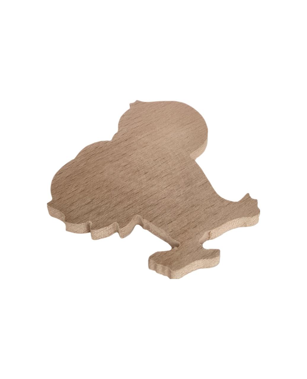 Заготівля під магніт дерево "Ципля з Великодніми яйцями" 8,5*7 см.| для декупажу | під декорування | для розпису