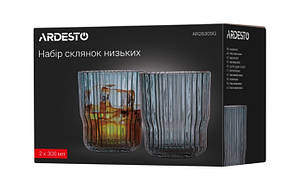 Набір склянок низьких Golden Moon ARDESTO 300 мл, 2 шт., скло, фото 4