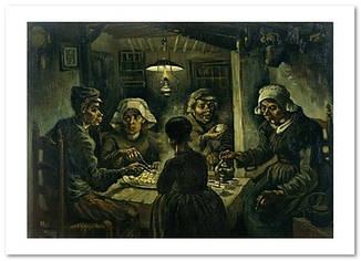 Листівка Vincent van Gogh — The Potato Eaters