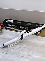 Плойка для укладки волос стайлер Rozia HR-790C 25 мм прибор для укладки волос с зажимом Белая