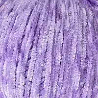 Пряжа велюр, нити для вязания Avanti Yarn PUFFY, 50гр/300м № 509 сиреневый