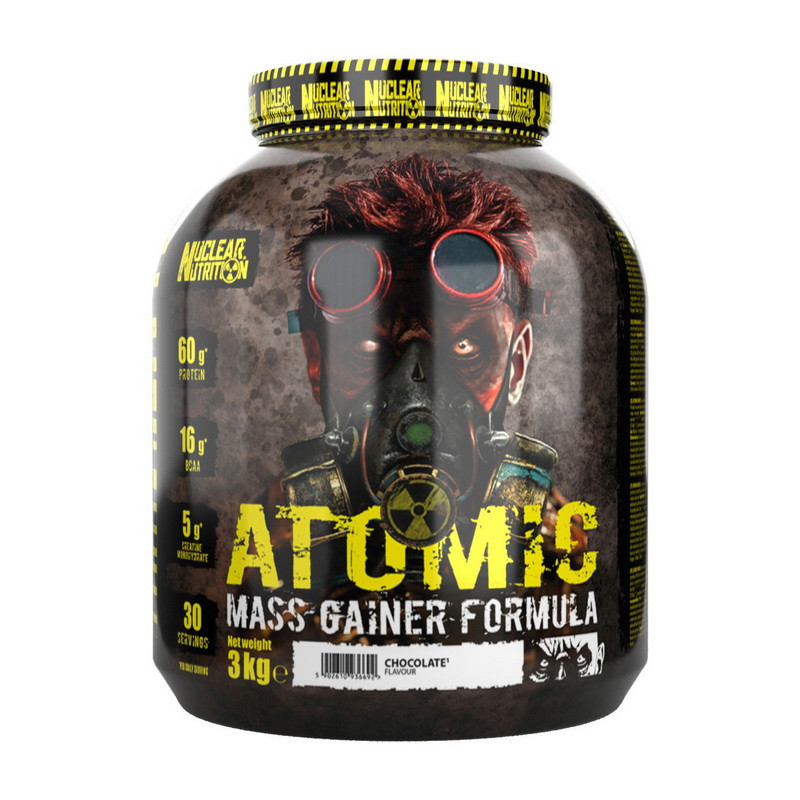 Гейнер Nuclear Nutrition Atomic Mass Gainer Formula 3 kg