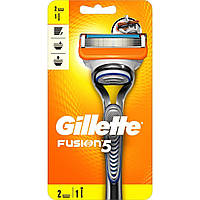 Станок для бритья мужской Gillette Fusion5 с 2 сменными картриджами