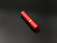 Портативний міні-флакон для парфумів для подорожей. Колір червоний. 83х19мм / 5мл