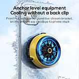 Ігровий комплект MEMO для телефону: магнітний кулер CX04, тригери AK-02 з макросом, охолодження смартфона, фото 4