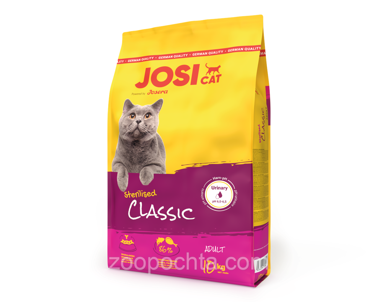 Сухий корм Josera JosiCat Sterilised Classic для стерилізованих котів, лосось 10КГ