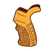 Для AR рукоятки пістолетні