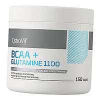 Аминокислоты ВСАА с Глютамином OstroVit BCAA + Glutamine 150 капсул