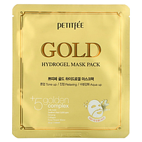 Гидрогелевая маска для лица с золотом 5+ Petitfee Gold Hydrogel Mask Pack