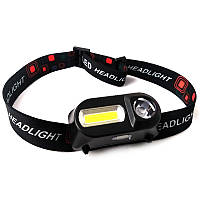 Налобний ліхтарик X-BAIL BL-1804/KX-1804 ((HEAD TORCH)) (USB micro charge)