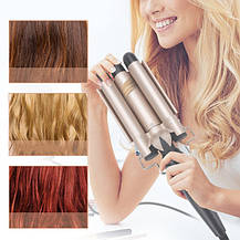 Потрійна плойка для волосся з керамічним покриттям, Amazon, Німеччина, фото 2