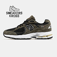 Мужские кроссовки New Balance 2002R Dark Grey, Демисезонные кроссовки Нью Беленс 2002 серые